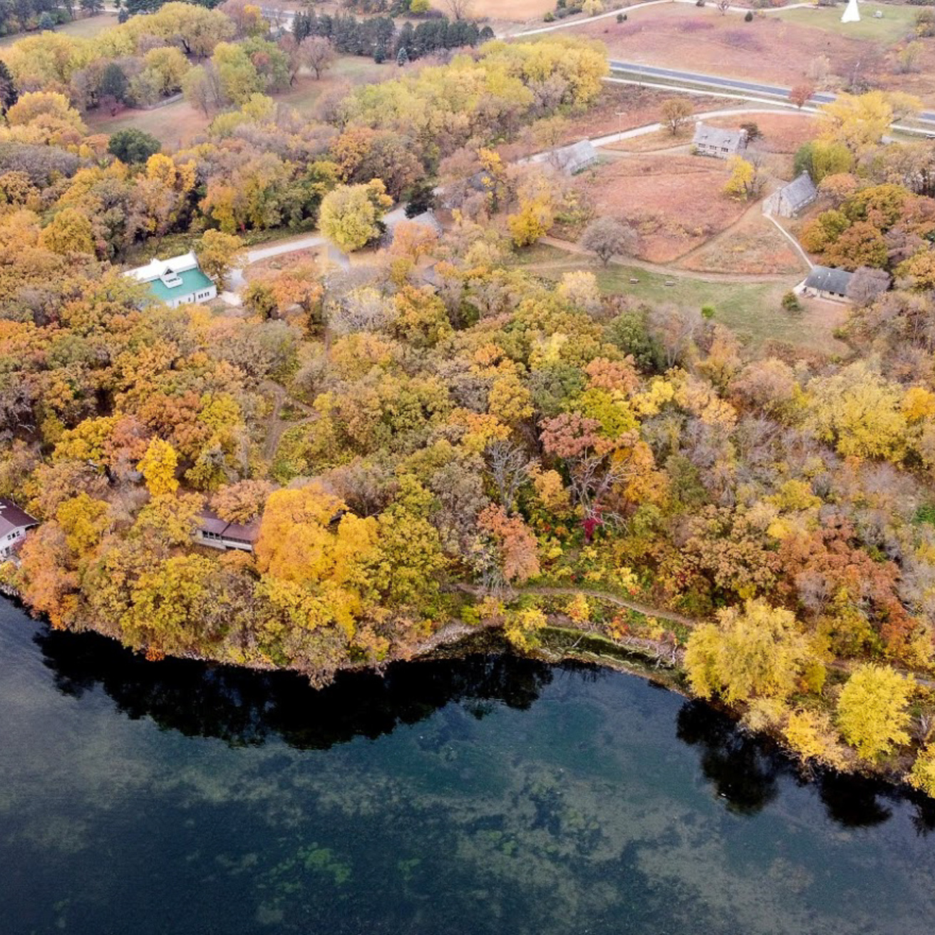 Lakeside fall